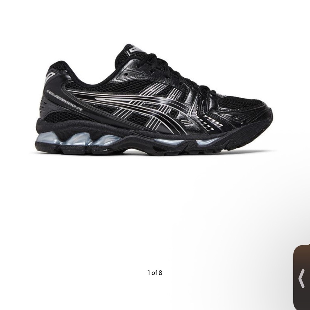 ASICS Men's Black Running Shoes